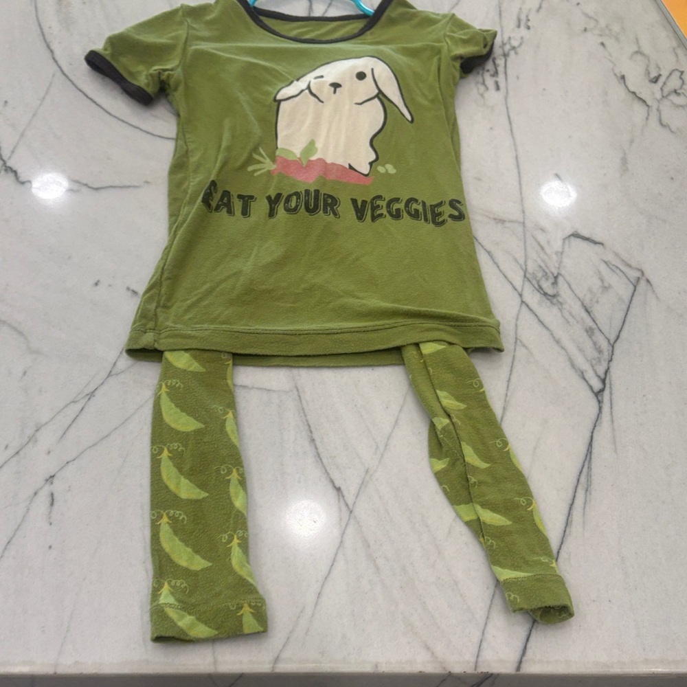 Kickee Pants Olive Green Kids Top
